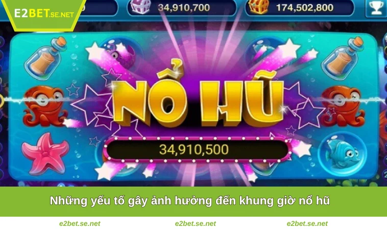 Những yếu tố gây ảnh hưởng đến khung giờ nổ hũ